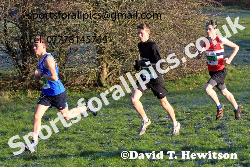 Mens under-20s, 2022 North Eastern Cross Country Champs., Temple Park, South Shields.  Photo: David T. Hewitson/Sports for All Pics